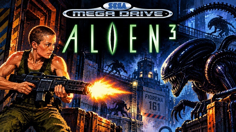 Alien 3 / Чужой 3 на Sega Mega Drive — Рипли против армии Чужих